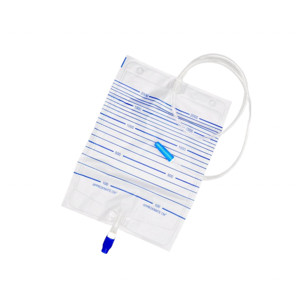 Urine Bag 2000ML with screw valve - oxyaider